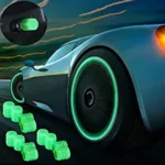 TryoKart Luminous Wheels Cap Tire