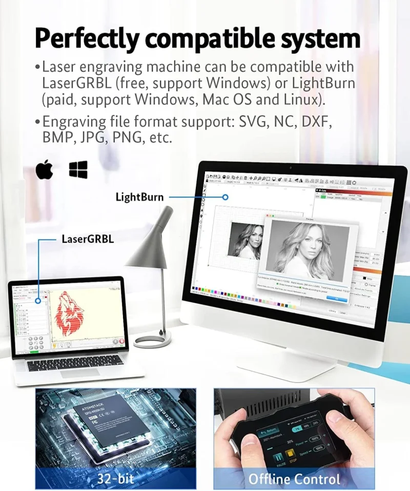 ATOMSTACK A5 M50 PRO Laser Engraving Machine - Image 3