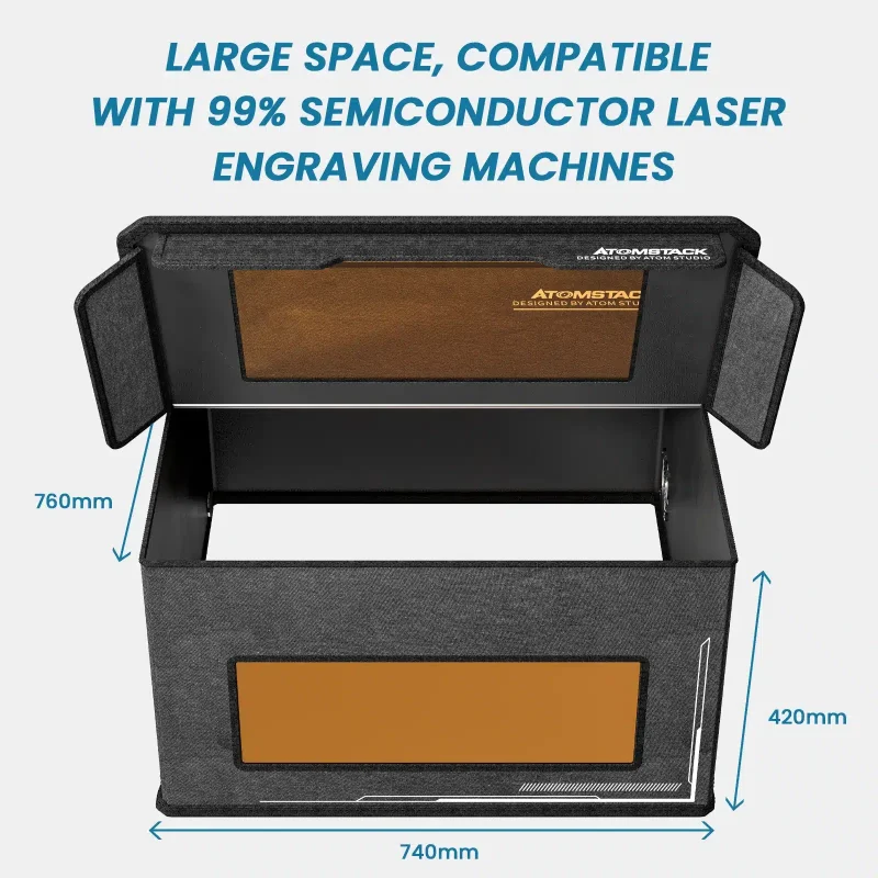 Atomstack FB2 Enclosure Foldable Dust-Proof Cover for All Brand Laser Engraver - Image 7