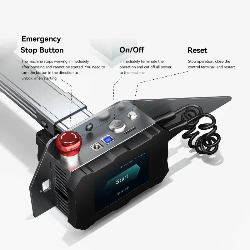 Atomstack P9 M50 10W Optical Power Portable Dual Laser Engraver and Cutter - Image 10