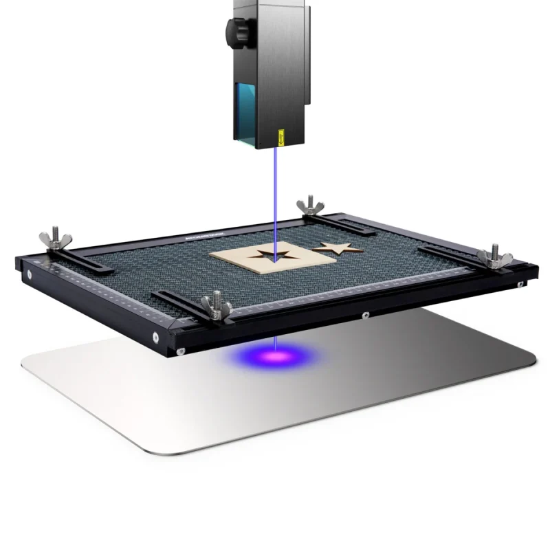 Atomstack F1 Laser Cutting Honeycomb Worktable with Fixtures - Image 2