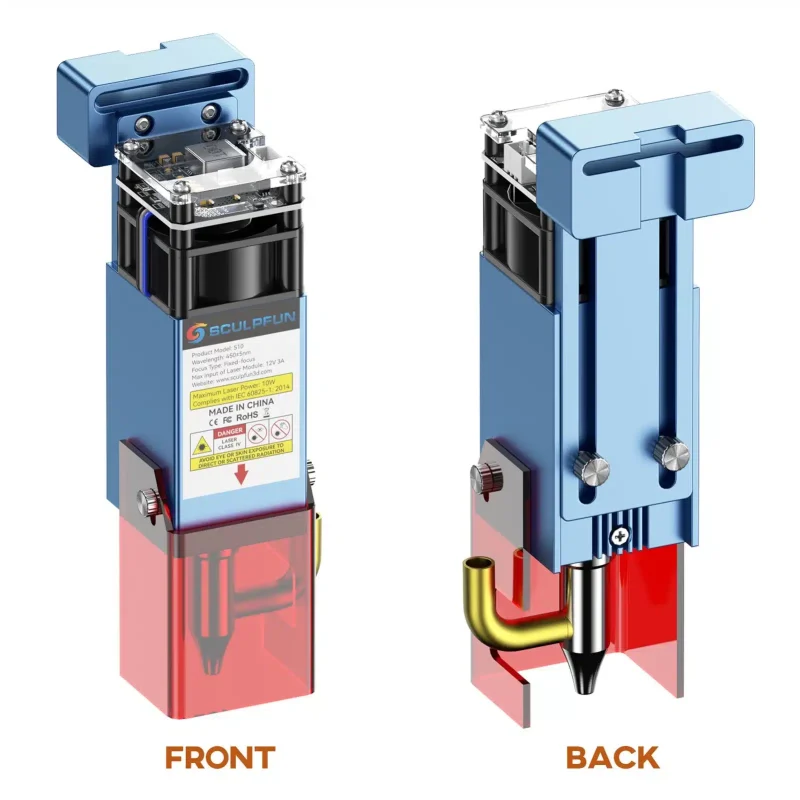SCULPFUN S10 Laser Module 10W for Laser Engraving Machine - Image 8