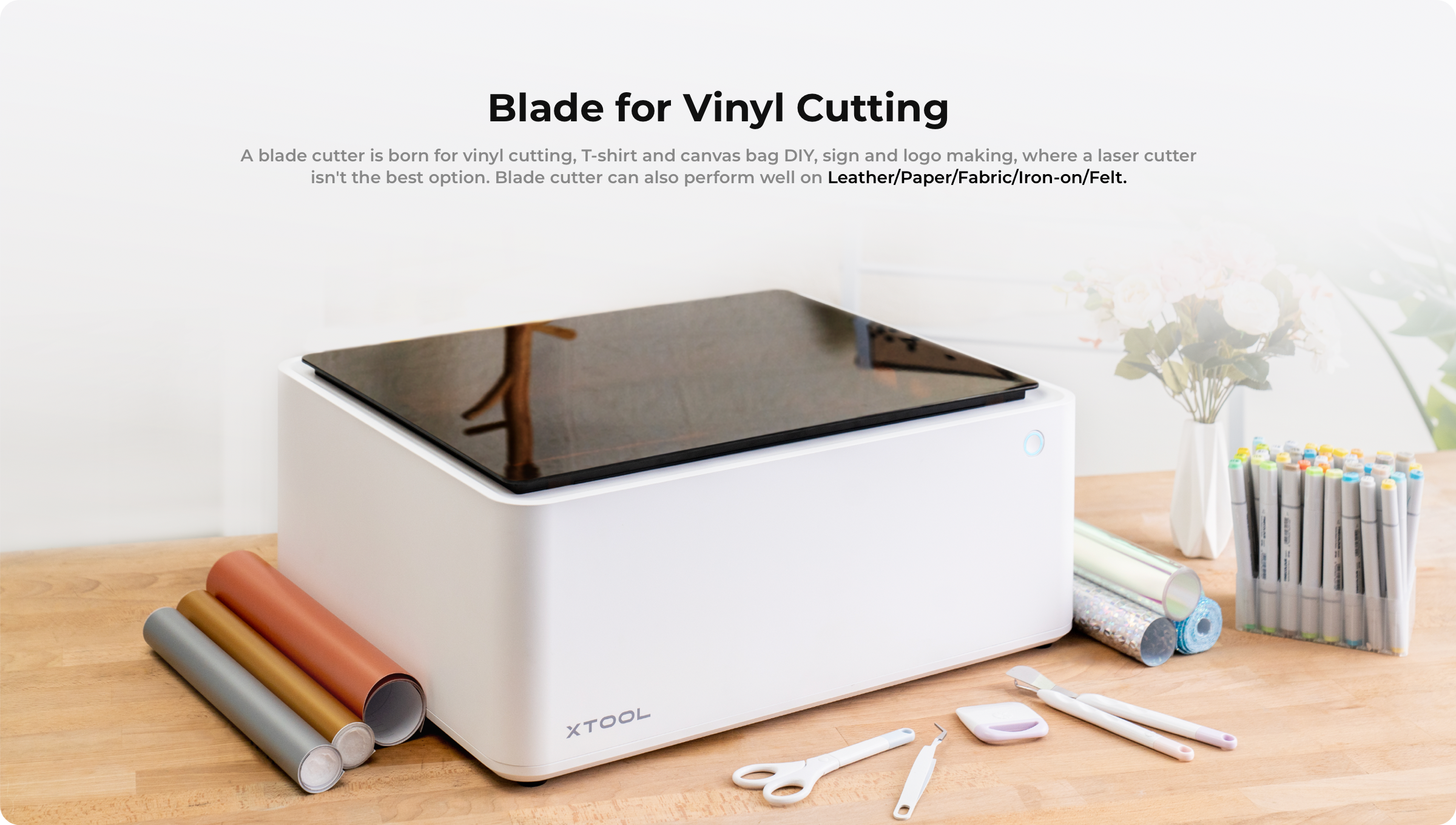 xTool M1 10W Desktop Laser and Blade Cutting Machine 2
