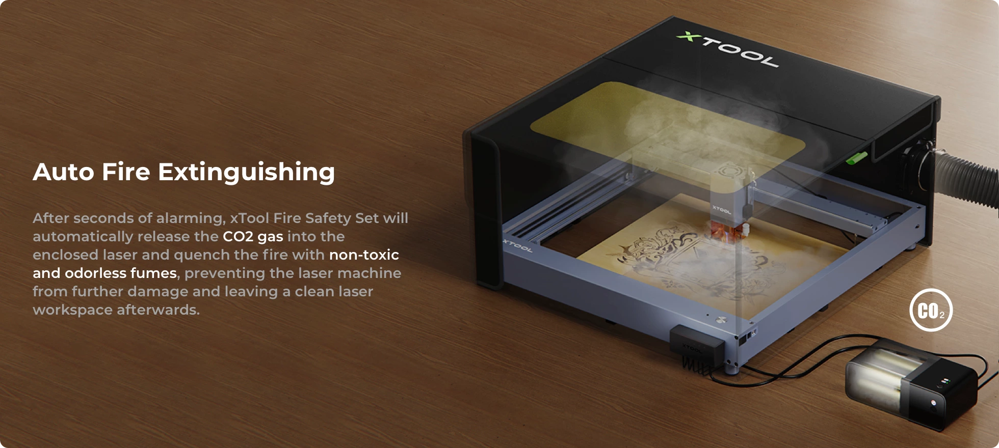 xTool Fire Safety Set: Auto Fire Detection, Fire Extinguishing 17 1671551784106