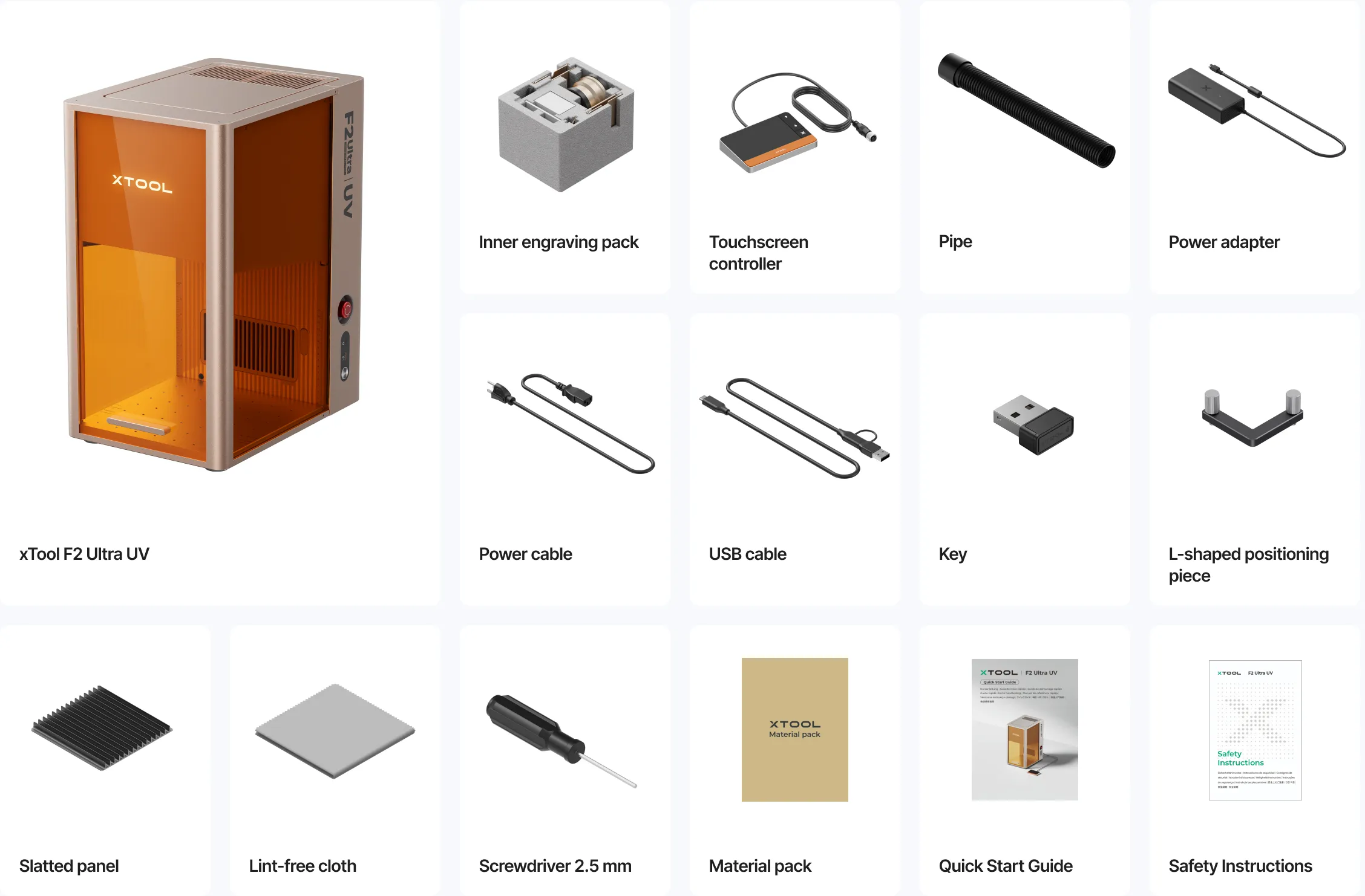 xTool F1 Ultra 20W Fiber & Diode Dual Laser Engraver Machine 13 lighter