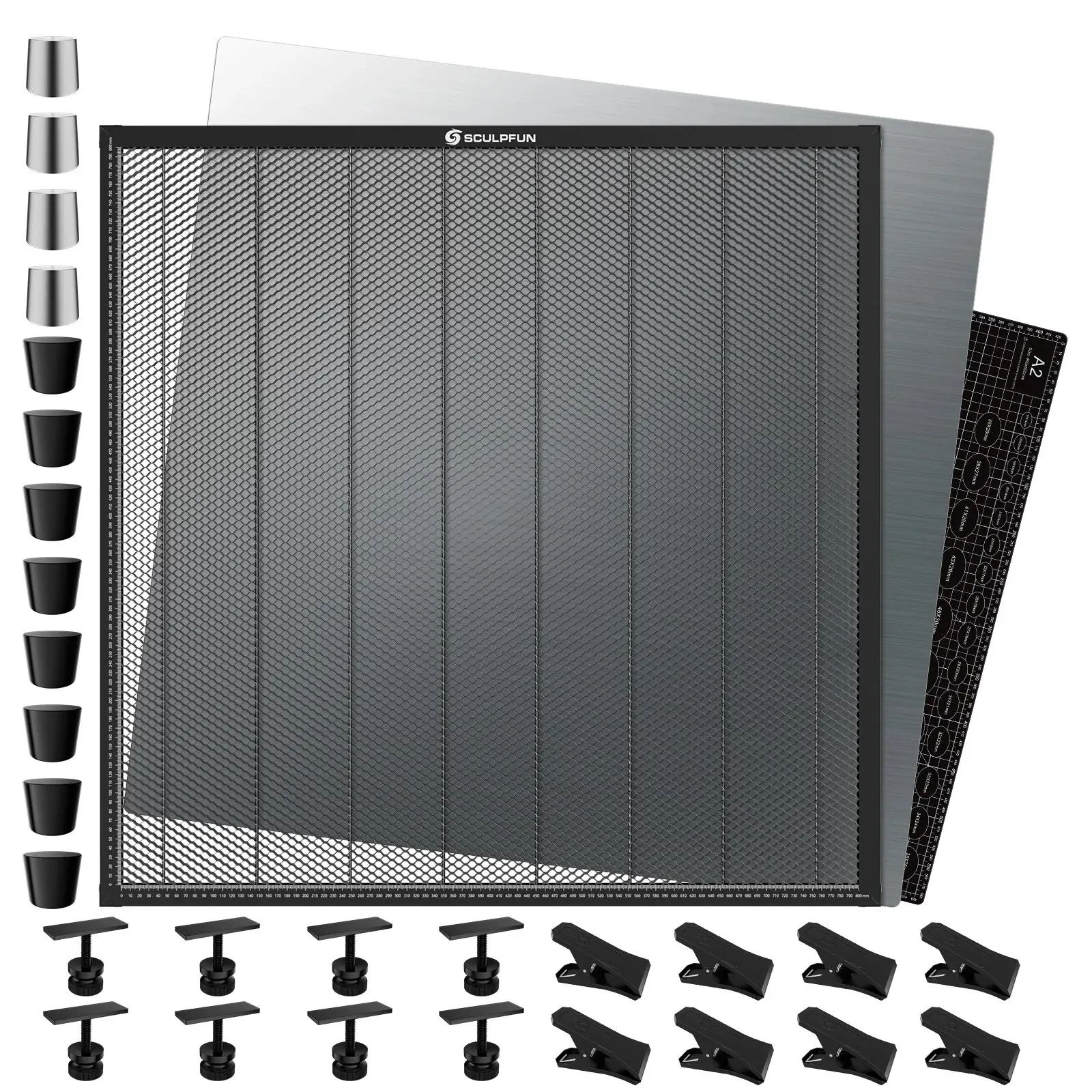 SCULPFUN H3 800*800mm Working Table Bed Laser Engraving Machine Honeycomb Panel for Fiber CO2 Diode Engraver Cutting Accessories