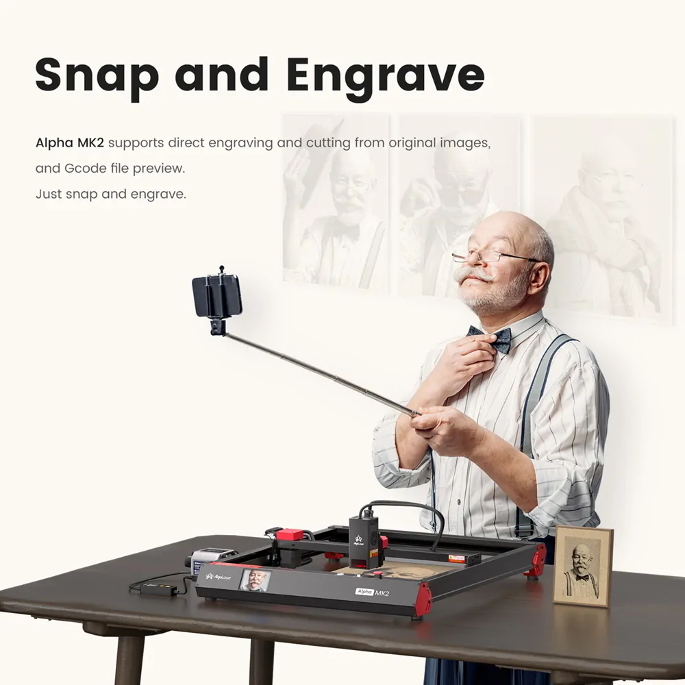 AlgoLaser Alpha  MK2 20W Diode Laser Engraver And Cutting - Image 5