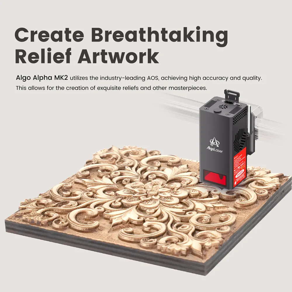 AlgoLaser Alpha  MK2 20W Diode Laser Engraver And Cutting - Image 6