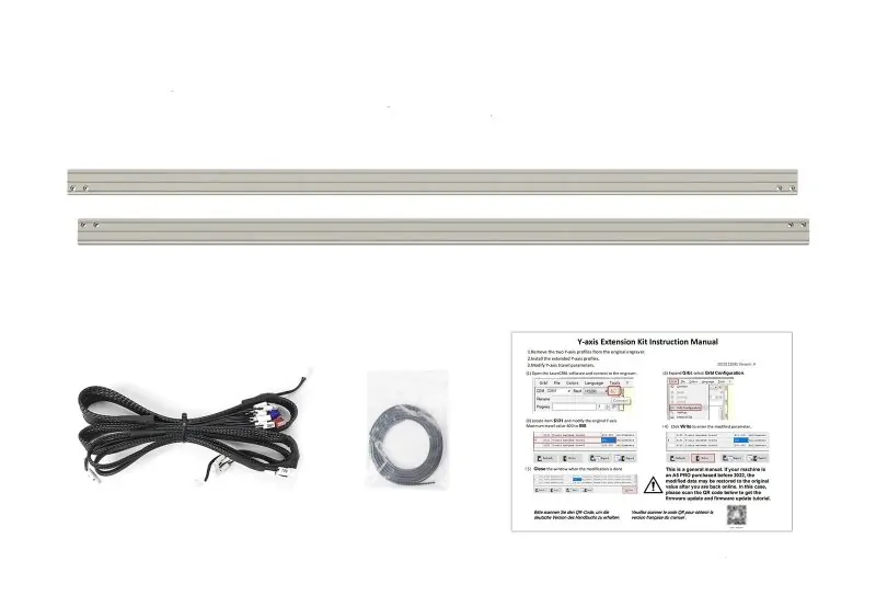 Extension kit for Atomstack X20 PRO 130W Laser Engraving Machine Extender Expansion Rod 950*410mm