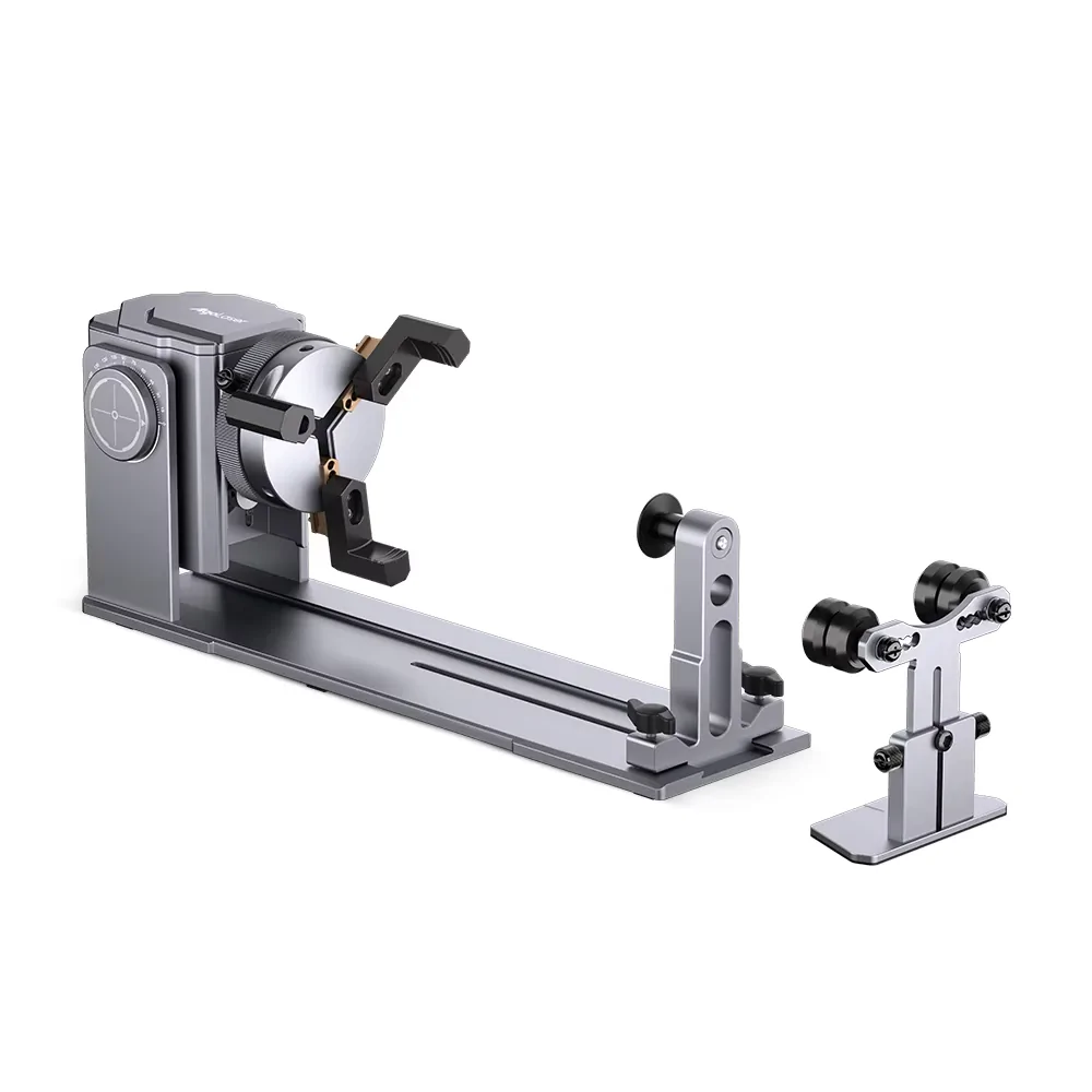 Algolaser Rotary Chuck Super Versatile 4-in-1 Rotary for Laser Engraver Multifunctional