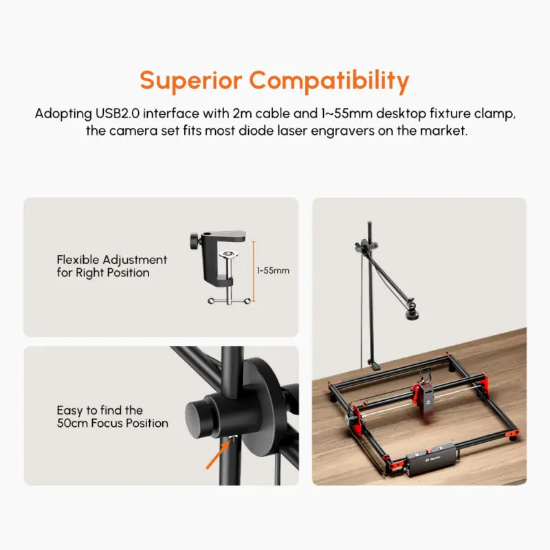 AlgoLaser Lightburn Camera For Laser Engraving Machine - Image 8