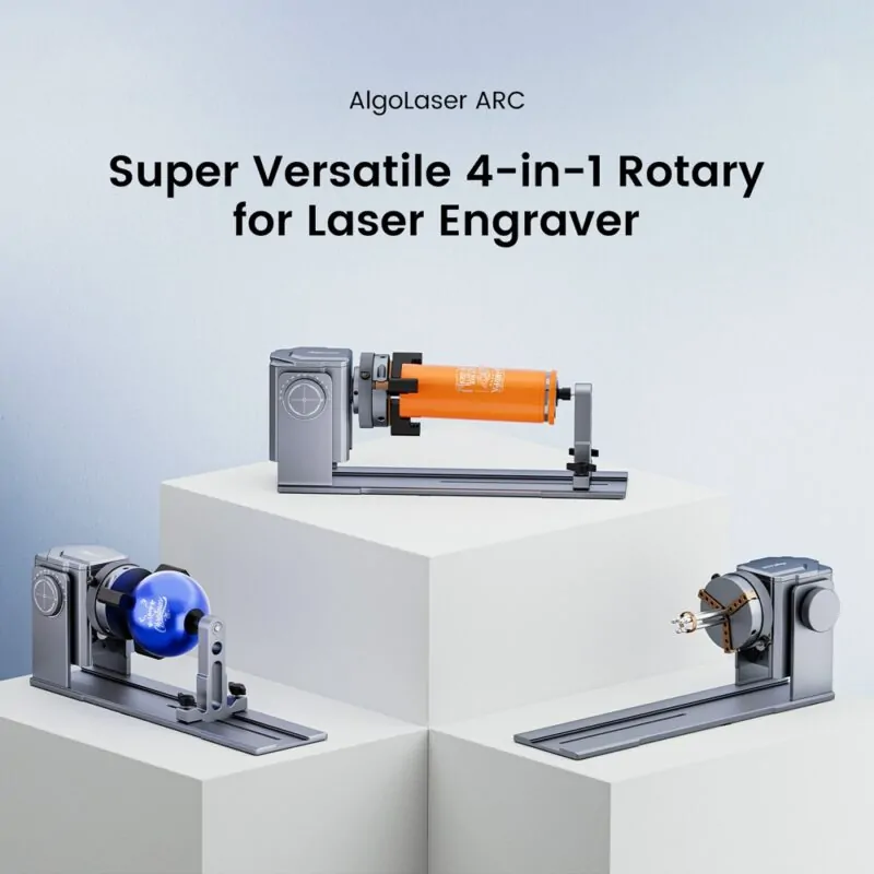 Algolaser Rotary Chuck Super Versatile 4-in-1 Rotary for Laser Engraver Multifunctional - Image 3