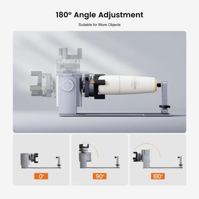 Algolaser Rotary Chuck Super Versatile 4-in-1 Rotary for Laser Engraver Multifunctional - Image 7