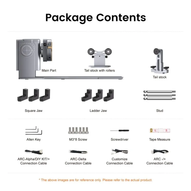 Algolaser Rotary Chuck Super Versatile 4-in-1 Rotary for Laser Engraver Multifunctional - Image 8