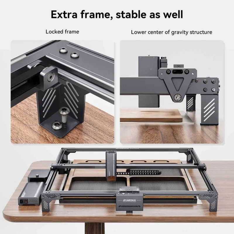 Atomstack X70 Max /A70 MAX 360W Laser Engraver With F60 Air Assist Kit 850*800MM Large Area 35w/70w Dual Laser Engraving Machines - Image 5