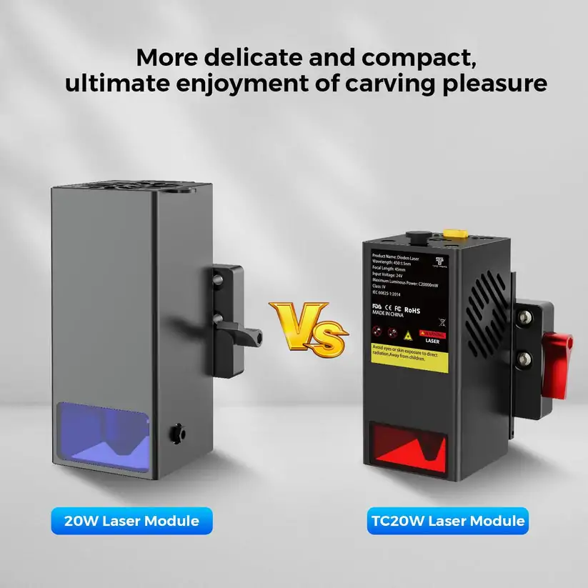 Twotrees TC20 laser module for TTC450 PRO/TTC450 Ultra/TTC6050/TTC-H40 - Image 6