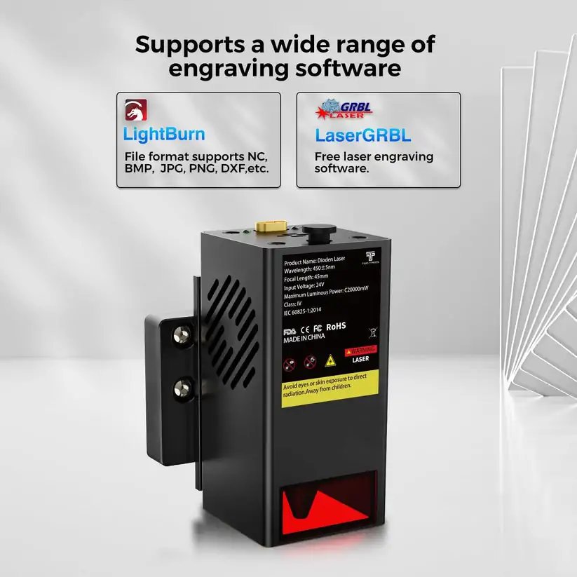 Twotrees TC20 laser module for TTC450 PRO/TTC450 Ultra/TTC6050/TTC-H40 - Image 7