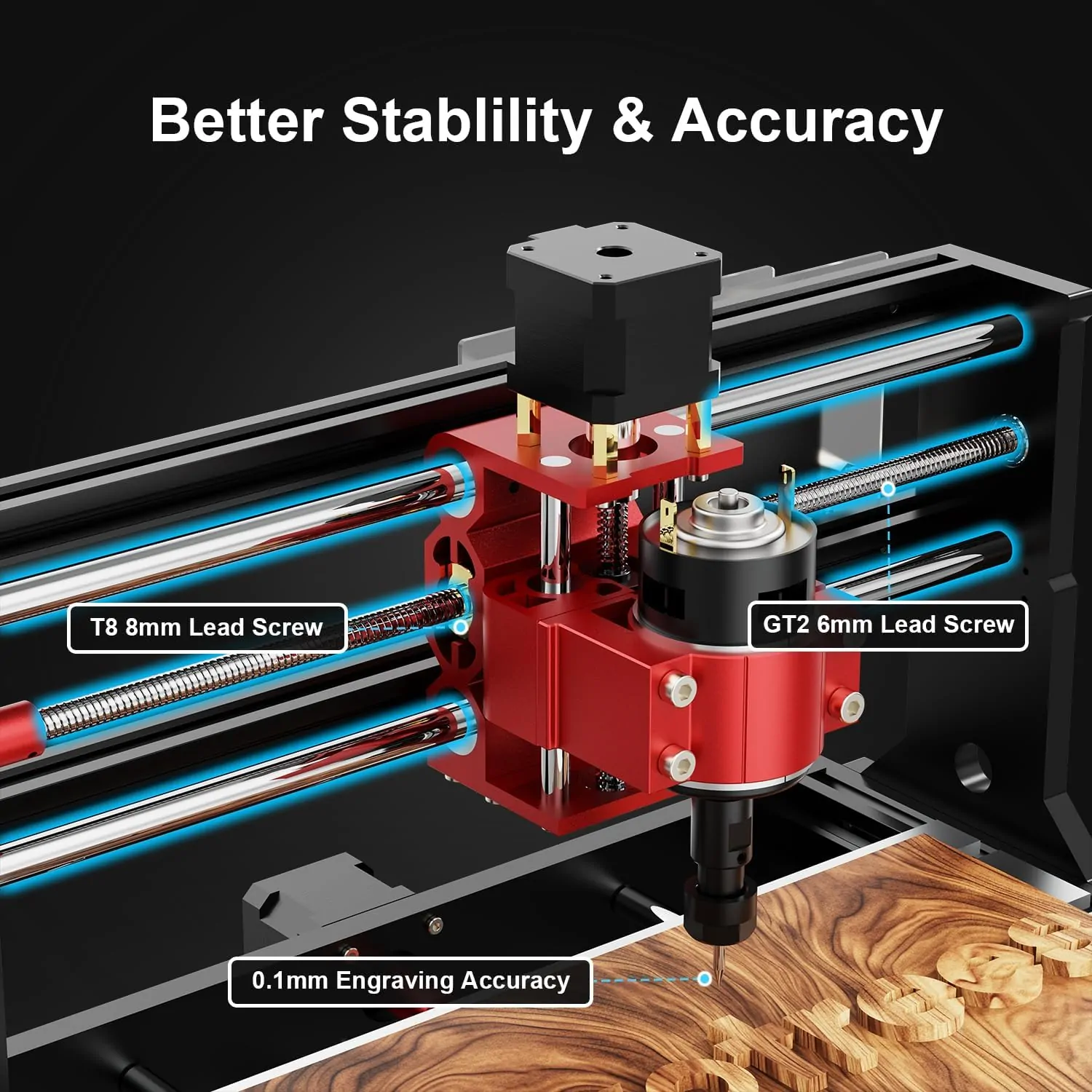 Twotrees TTC 3018 Pro CNC Router Machine,Desktop CNC Engraving - Image 7
