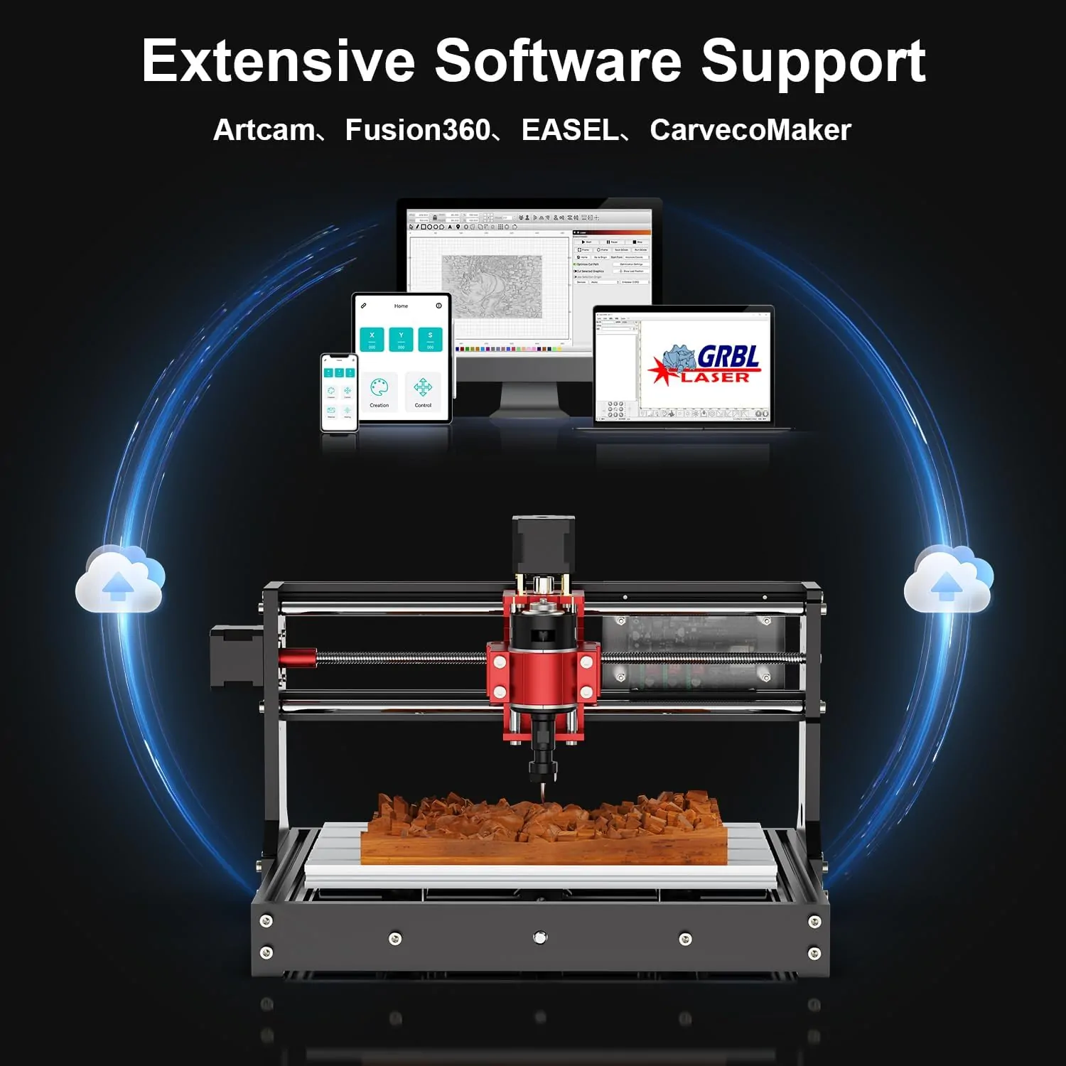 Twotrees TTC 3018 Pro CNC Router Machine,Desktop CNC Engraving - Image 9