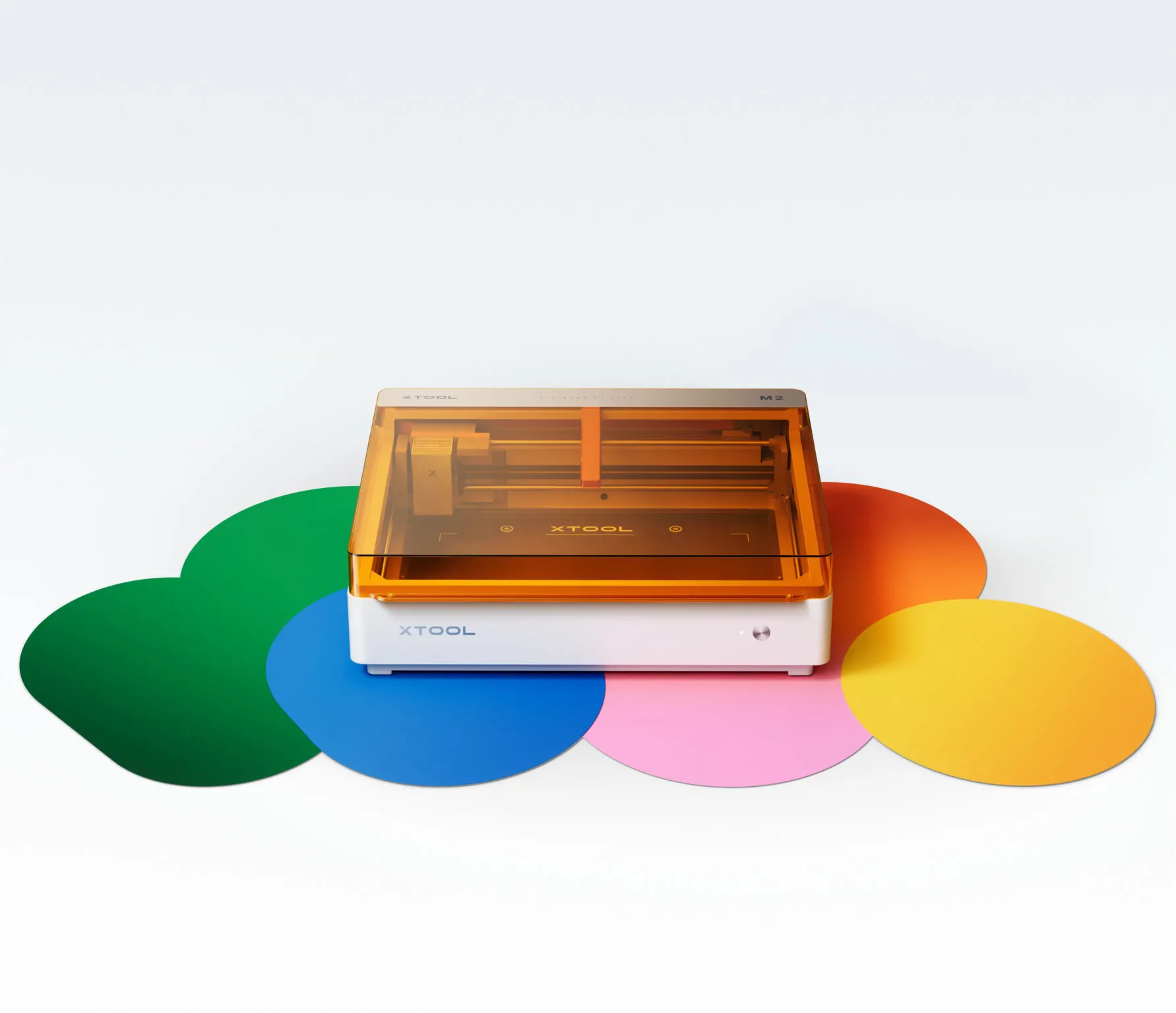 xTool M2 Color Craft Laser Cutter & Engraver with CMYK printing, laser cutting and engraving capabilities