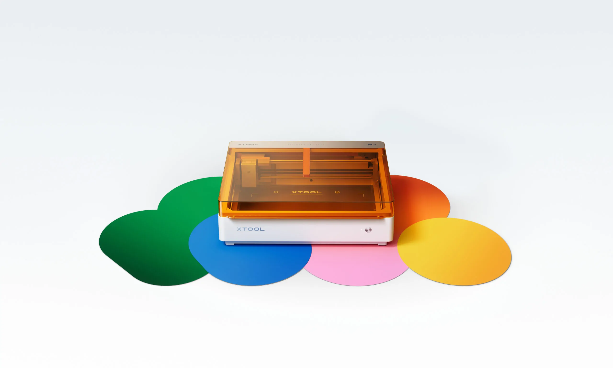 xTool M2 Color Craft Laser Cutter & Engraver with CMYK printing, laser cutting and engraving capabilities