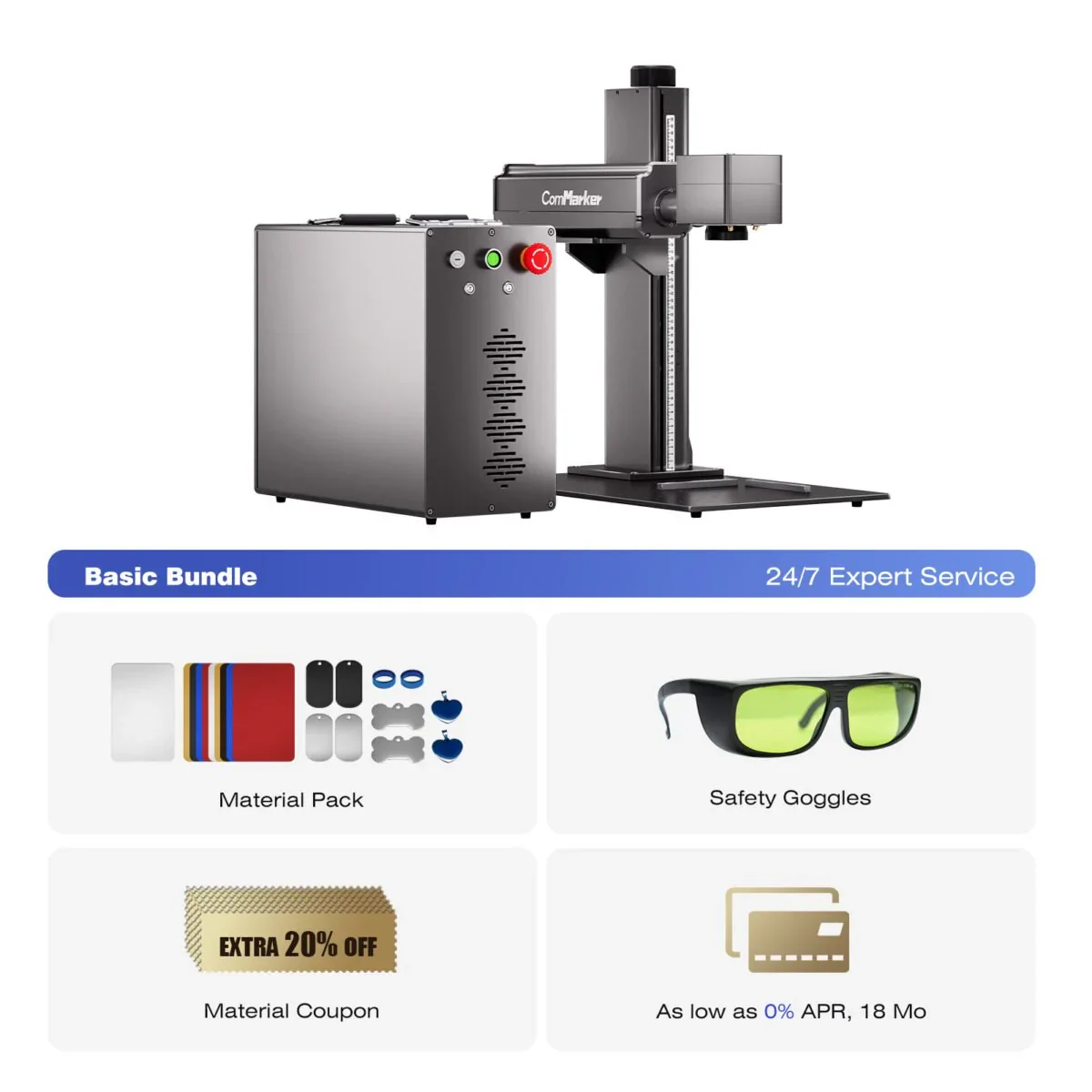 ComMarker Titan 1 JPT MOPA Fiber Laser Engraver - Image 11